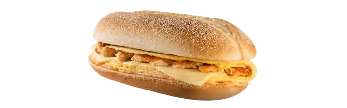 Egg Sandwich w/Chicken & Cheese
